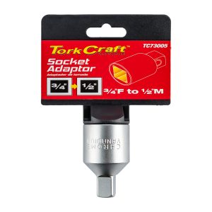 SOCKET ADAPTOR 3/4'F X 1/2'M SQUARE