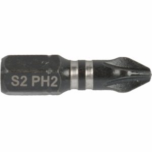 IMPACT PHIL.2 X 25MM INSERT BIT BULK PH2
