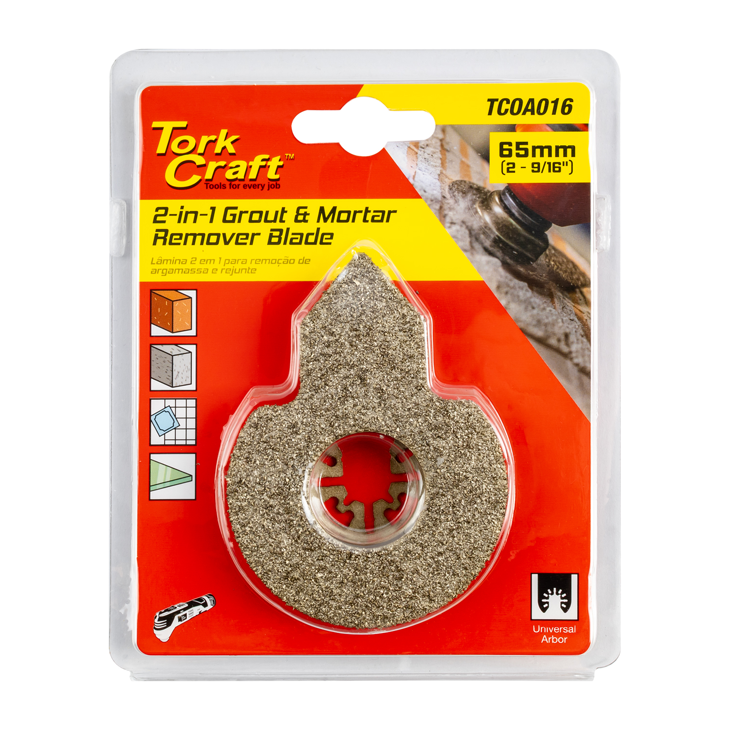 QUICK CHANGE GROUT AND MORTAR REMOVER 65MM(2-9/16')