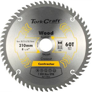 BLADE CONTRACTOR 210 X 60T 30-1-20-16 CIRCULAR SAW TCT