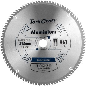 BLADE CONTRACTOR ALUM 315 X 96T 30/1/20/16 ALUMINIUM CIRCULAR SAW TCT
