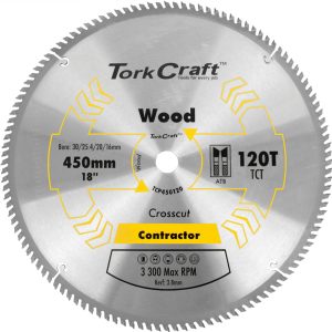 BLADE CONTRACTOR 450 X 120T 30/1 CIRCULAR SAW TCT