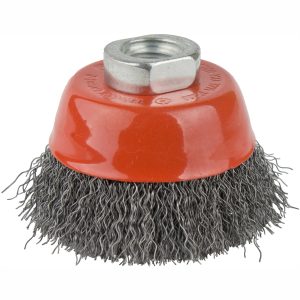 WIRE CUP BRUSH CRIMPED PLAIN 60MMXM14  BLISTER