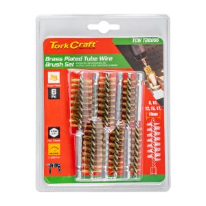 TUBE BRUSH 6PC SET BRASS WIRE 6