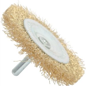 WIRE WHEEL BRUSH 50MM X 6MM SHAFT