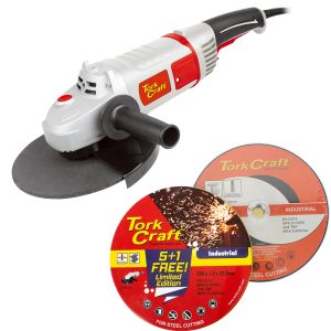 ANGLE GRINDER TCAG0230 C/W COMBO 160 5+1 230MM CUTTING DISC