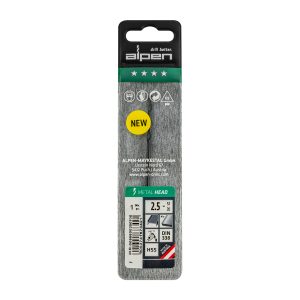 HSS METAL HEAD 2.5MM DIN 338 RN