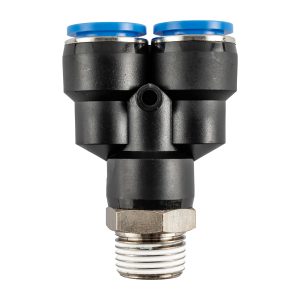 PU HOSE FITTING Y JOINT 16MM - 1/2'M