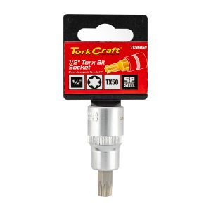 SOCKET BIT 1/2'DR TORX T50 S2 MATERIAL