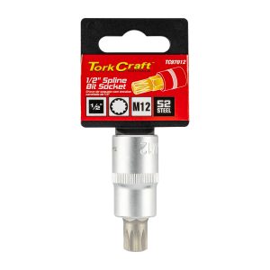 SOCKET BIT 1/2'DR SPLINE M12 S2 MATERIAL