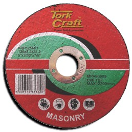 CUTTING DISC MASONRY 125 X 2.5 X 22.2MM