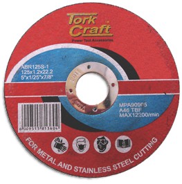 CUTTING DISC STEEL & SS 125 X 1.2 X 22.2MM