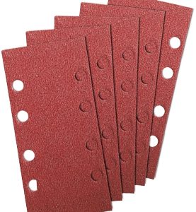 SANDING SHEET ORB 95 X 230MM 120GR PLAIN WITH 8 HOLES 5/PK